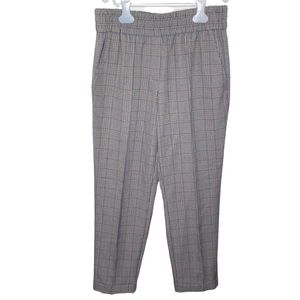 Primark pull on plaid pleated pants size 6
